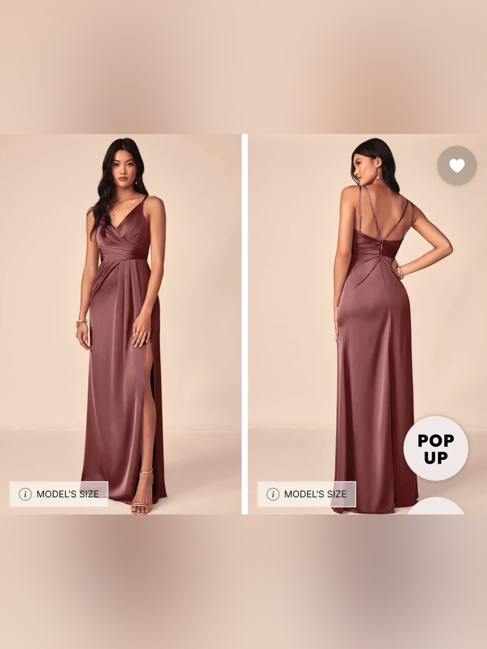 Azazie | Style: Aqua Dress | Stretch Satin | Amethyst | Size A4 PETITE